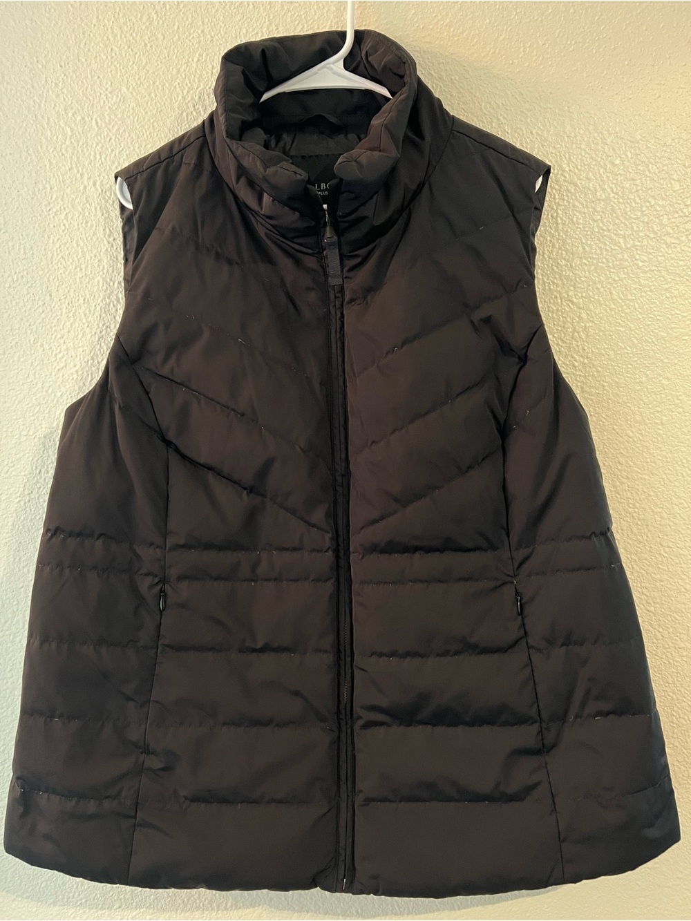 Talbots Black Quilted Puffer Vest